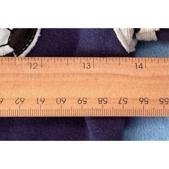 Lola & The Boys Varsity Patch Sweatshirt & Jogger Set in Navy Blue Toddler 2T - Picture 13 of 15